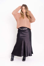 Blusa de Tricot com Decote V