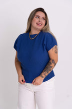 Blusinha Morcego Modal Trabalhada