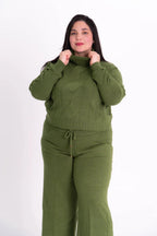 Conjunto Pantalona Gola Rolê Tranças