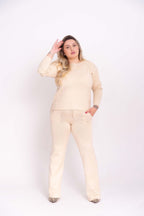 Conjunto Trançado em Tricot