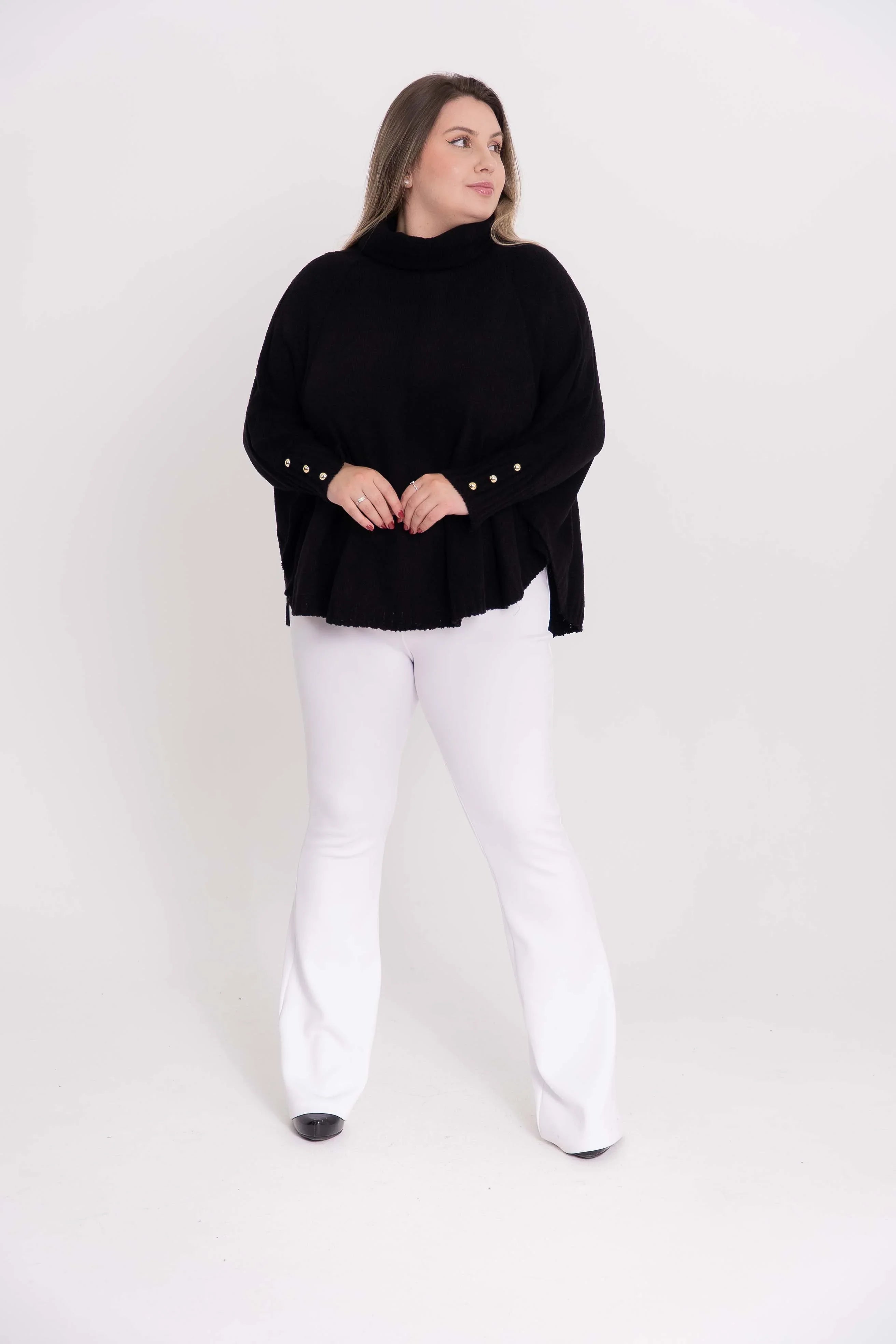 Poncho Mousse Liso