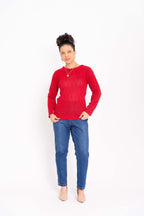 Blusa de Tricot com Ponto Losango