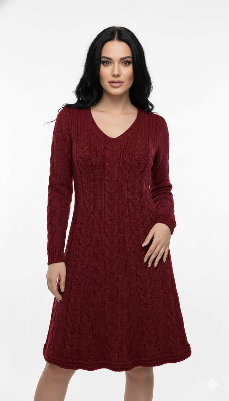 Vestido de lã