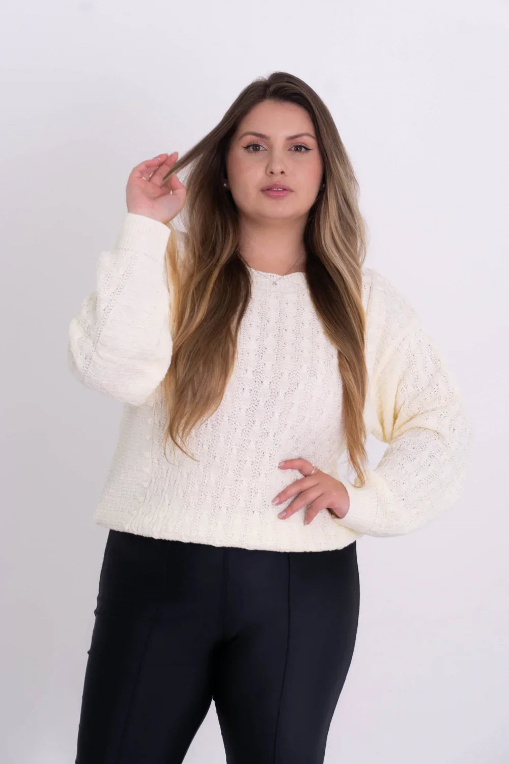 Blusa Trança Plus
