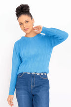 Blusa de Tricot com Ponto Losango