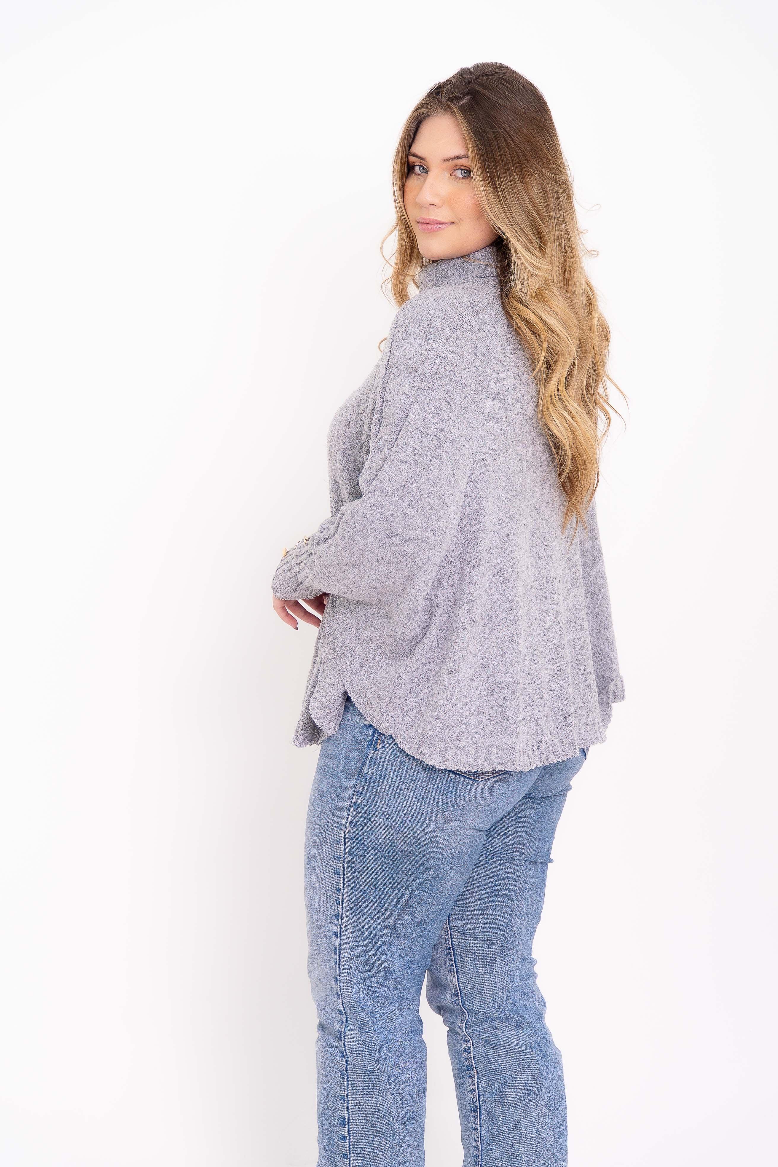 Poncho Mousse Liso