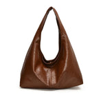 Bolsa Hobo de Couro Plutônio Elegante para Mulheres