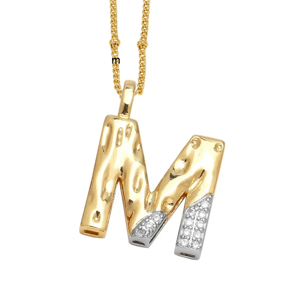 Colar Inicial Personalizado com Cristais FLOLA