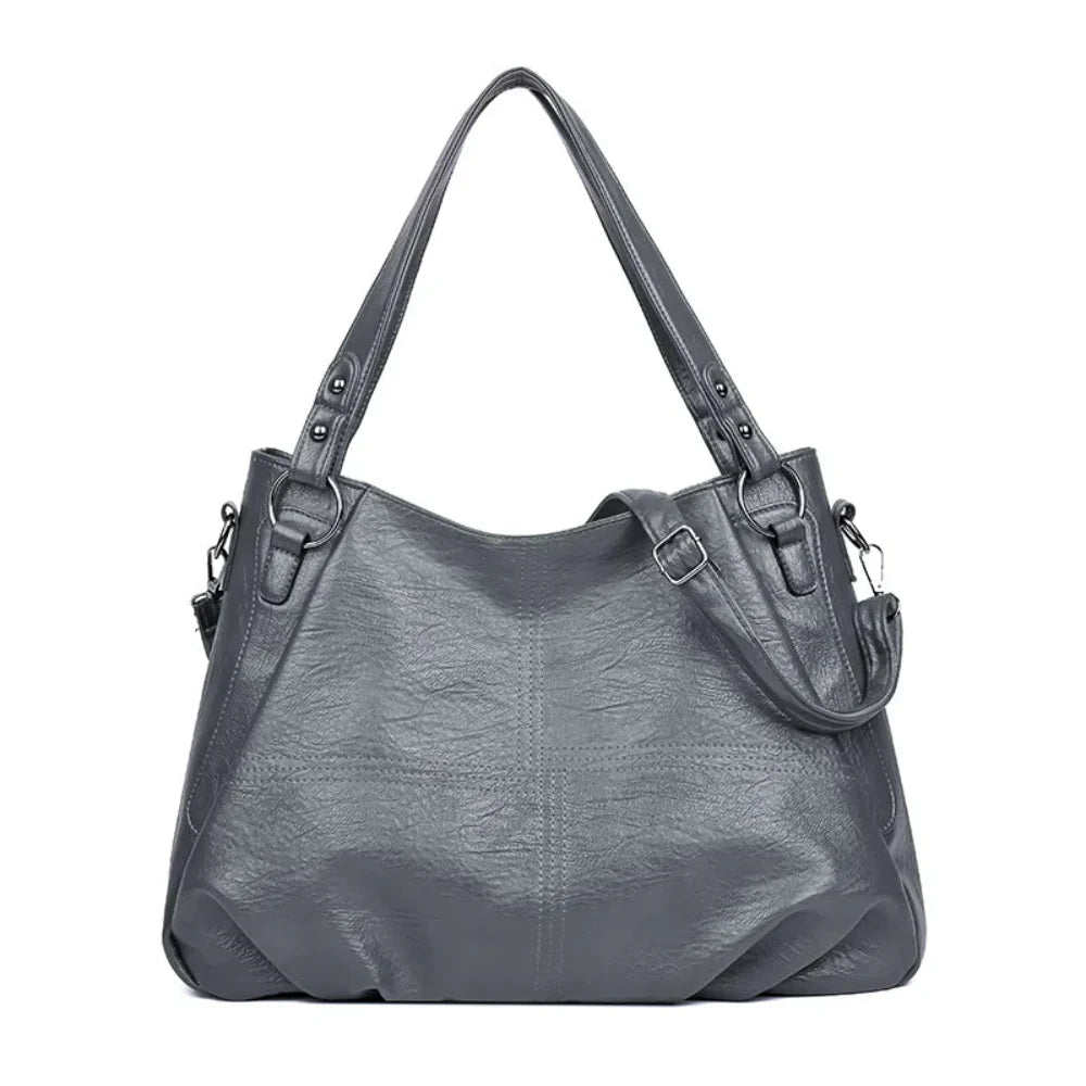 Bolsa de Couro Luxuosa com Grande Capacidade