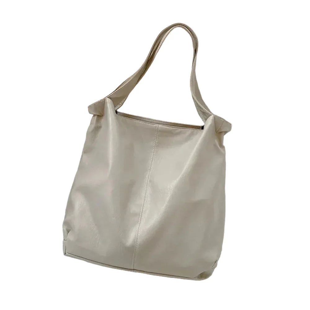 Bolsa de Couro Feminina - Alta Capacidade Retro