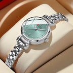 Relógio Feminino Curren Luxuoso com Strass Brilhante