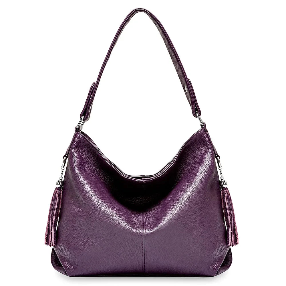 Bolsa de Couro Feminina Zency