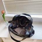 Bolsa de Couro Feminina - Alta Capacidade Retro