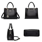 Bolsa de Couro Luxuosa com Grande Capacidade e Design Elegante
