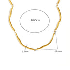 Colar Minimalista em Aço Inoxidável 316L E.B.belle