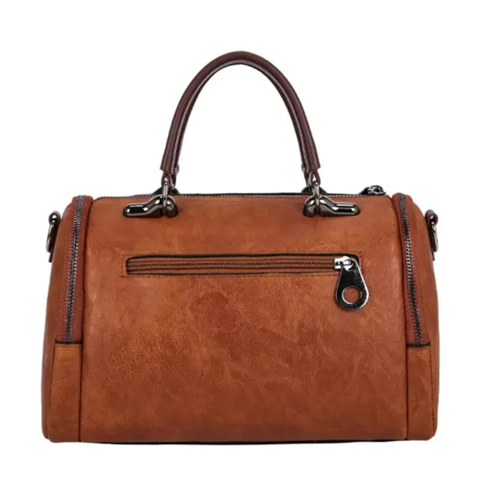 Bolsa Boston Elegance com Borla e Alça Removível