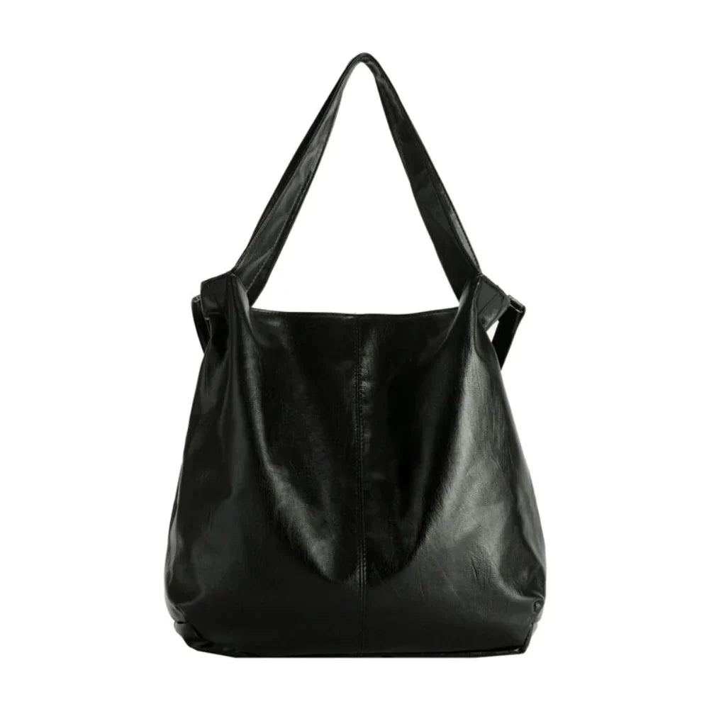 Bolsa de Couro Feminina - Alta Capacidade Retro