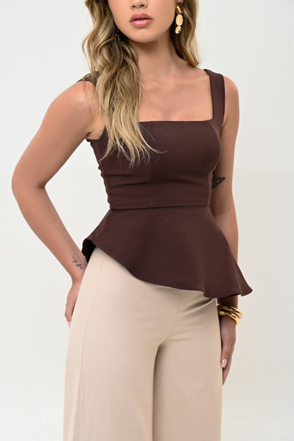 BLUSA ASSIMETRIA PLANE-COTTON