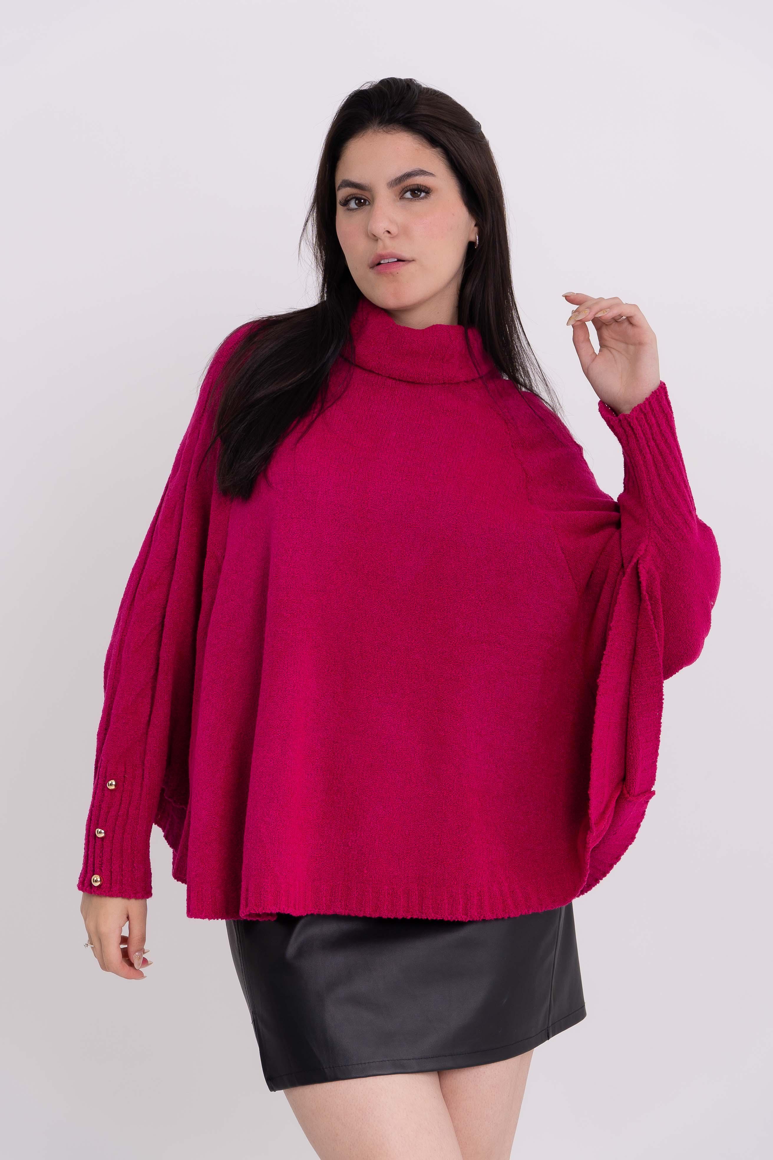 Poncho Mousse Liso
